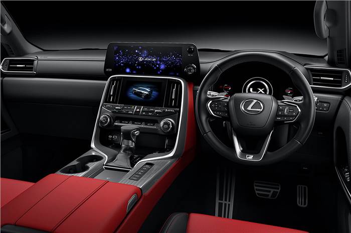 Lexus LX 500d interior